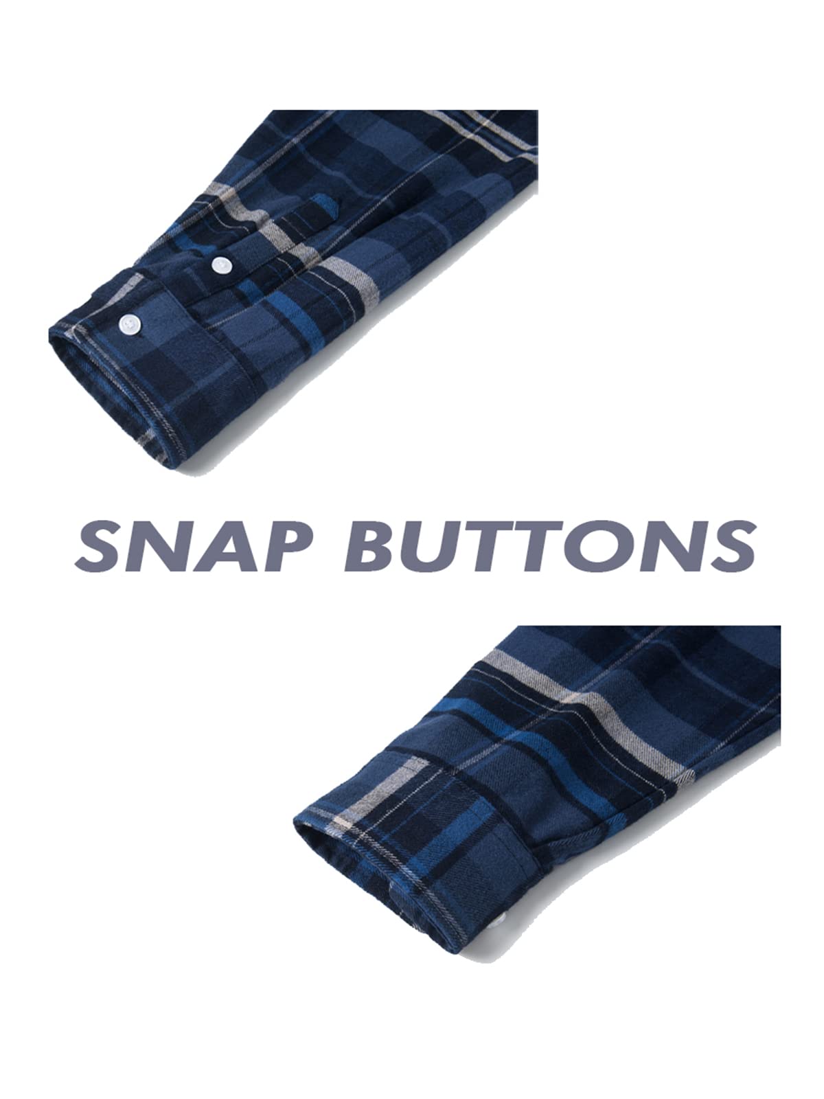 MAGNIVIT Mens Classic Plaid Long Sleeve Hooded Shirts Multi Pockets Thin Cotton Light Jacket Relaxed Fit Casual Outwear