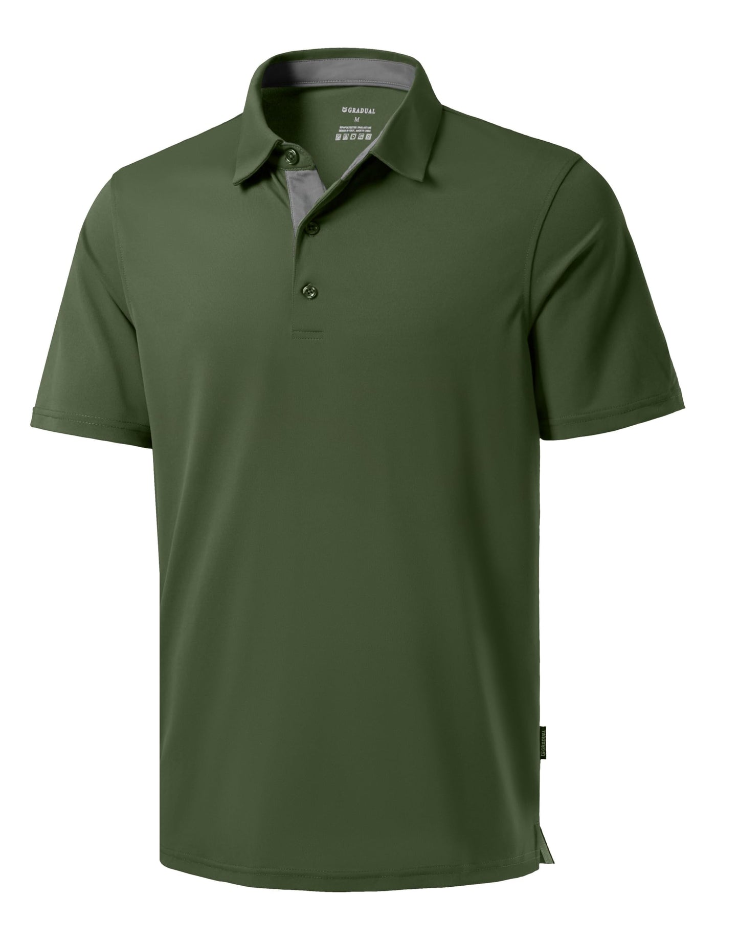 Men's Golf Shirts Dry Fit Moisture Wicking Performance Short Sleeve Collared Polo Shirts for Casual Athletic Business