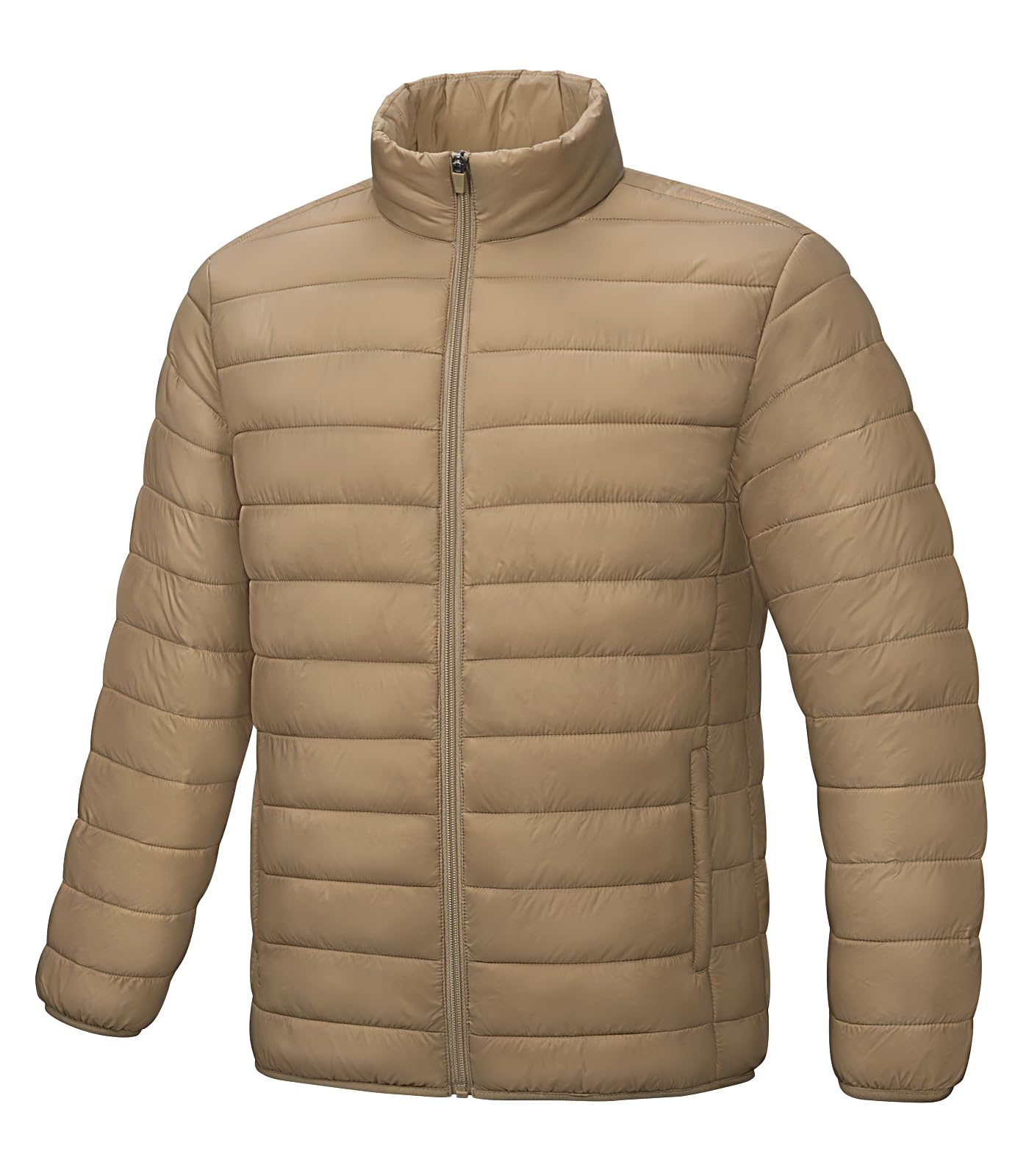 MAGNIVIT Men's Puffer Jackets Lightweight Warm Winter Coat Water-Repellent Windbreaker Insulated Quilted Packable Jacket