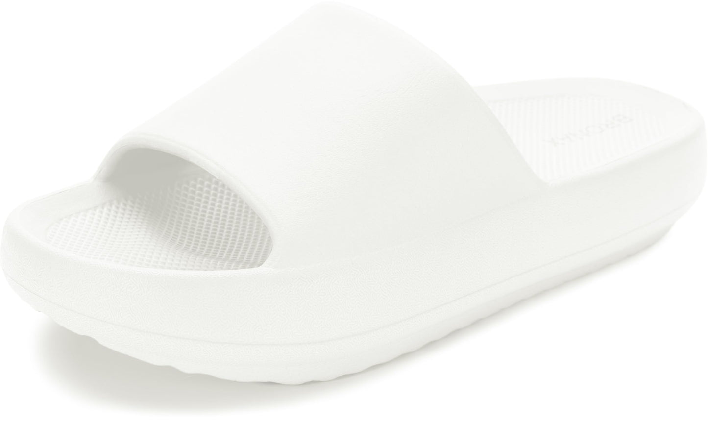 BRONAX Arch Support Slides for Women and Mens | Cushioned Thick Sole Pain Relief Slippers