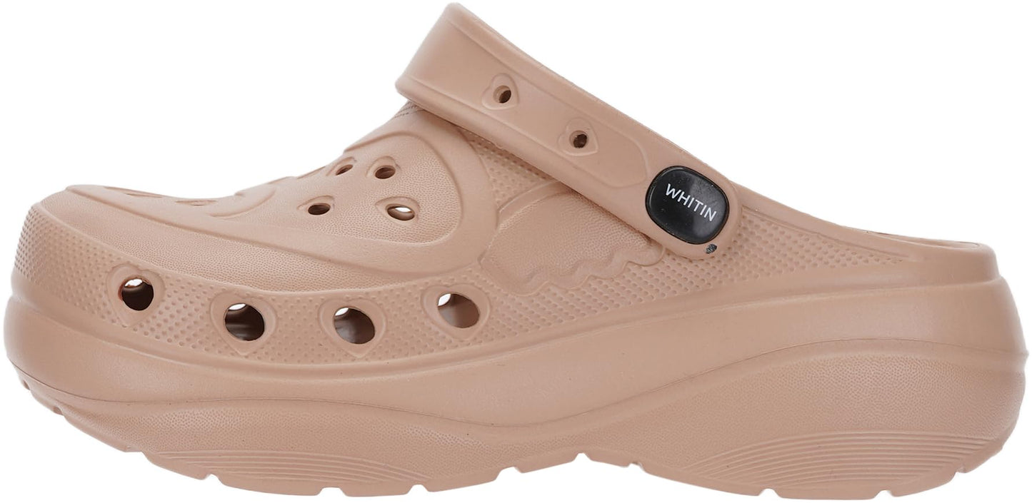 WHITIN Clogs for Women | Thick Sole Cushioned Garden Shoes
