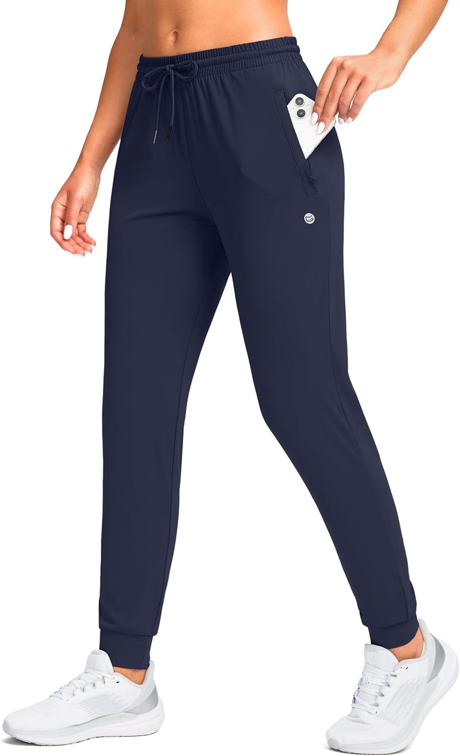 G Gradual Women's Joggers Pants with Zipper Pockets Tapered Running Sweatpants for Women Lounge, Jogging