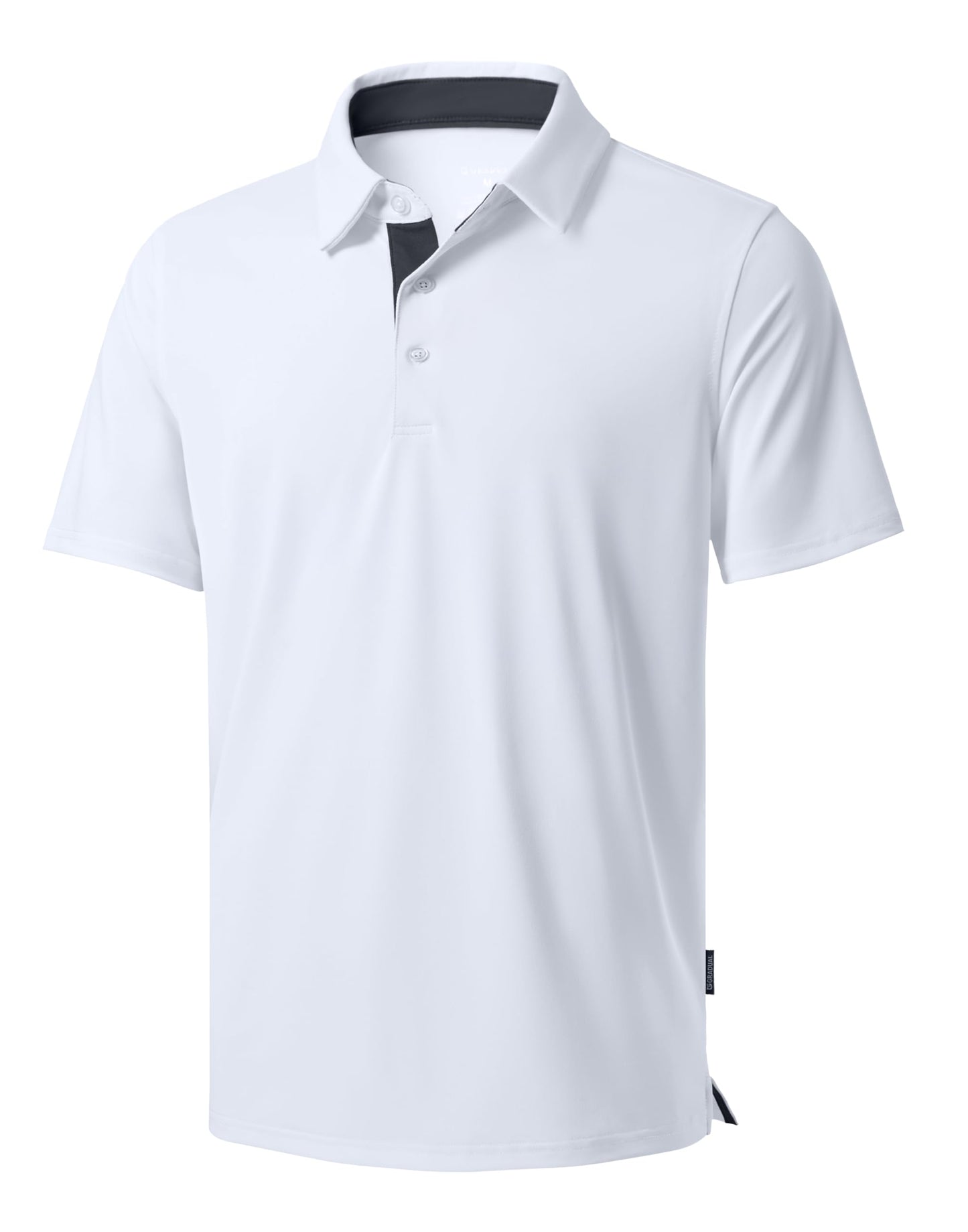 Men's Golf Shirts Dry Fit Moisture Wicking Performance Short Sleeve Collared Polo Shirts for Casual Athletic Business