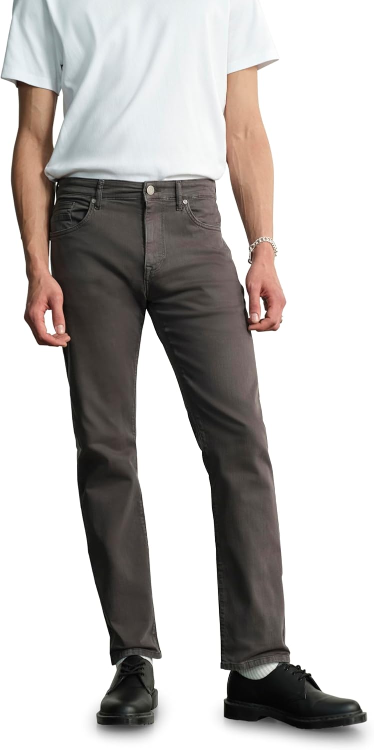 Bridge Men's Regular Rise Straight Leg Jeans