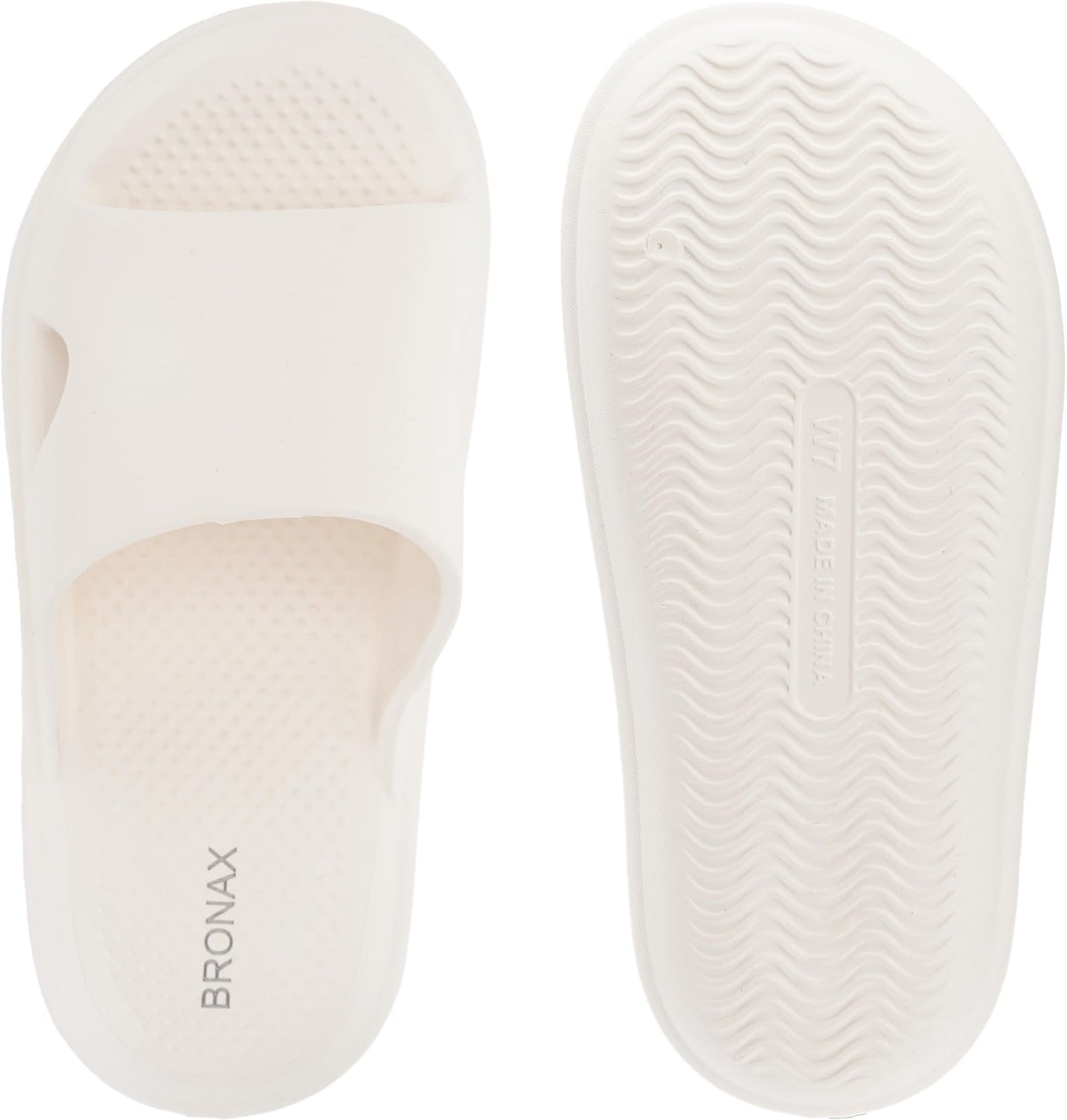 BRONAX House Slippers for Women and Mens | Quick Drying Shower Shoes | Cushioned Sole