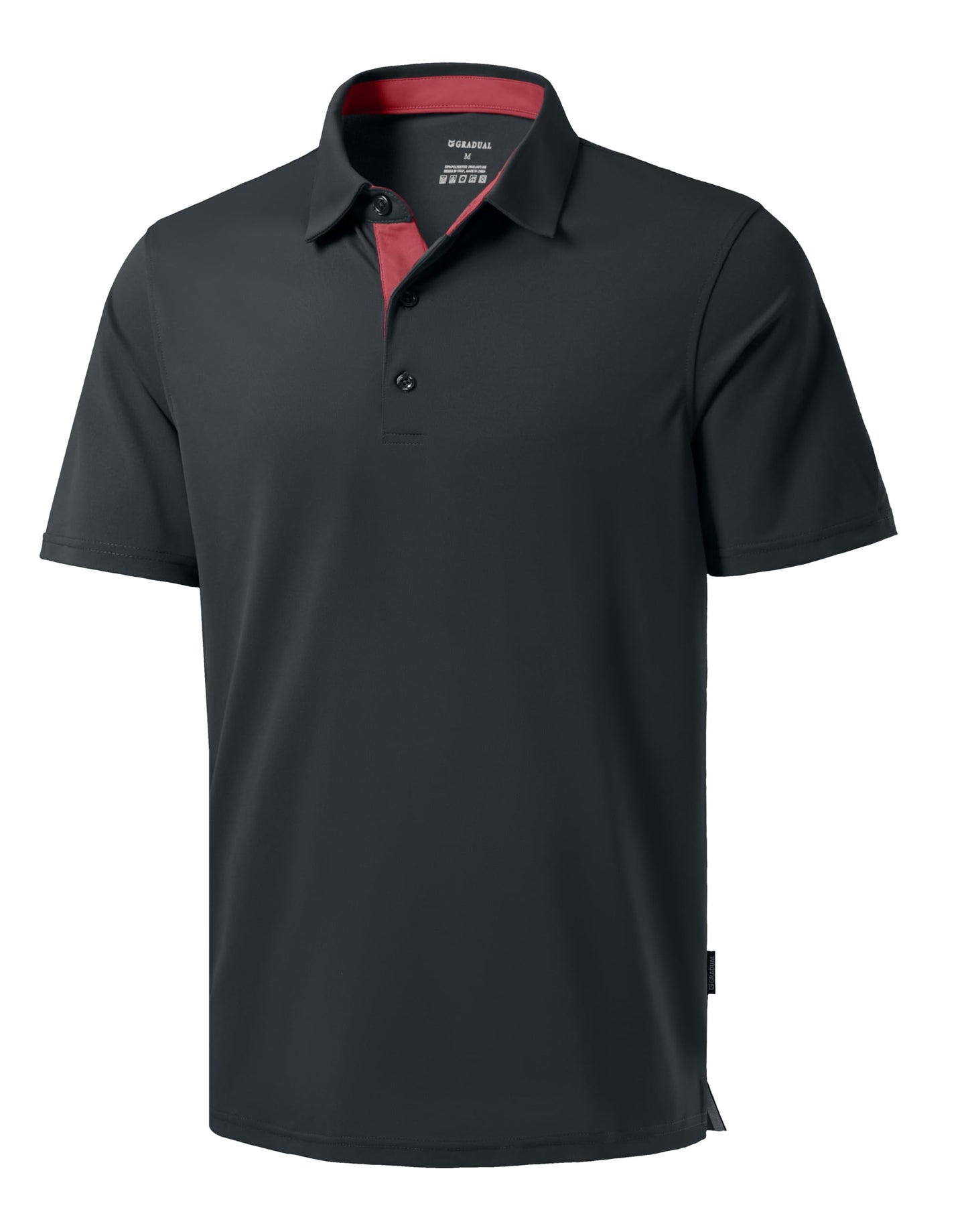 Men's Golf Shirts Dry Fit Moisture Wicking Performance Short Sleeve Collared Polo Shirts for Casual Athletic Business