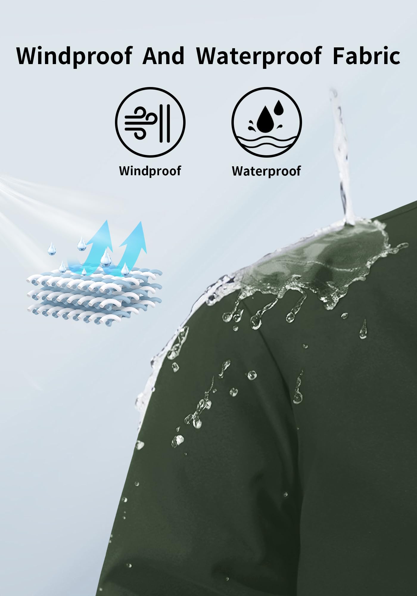 MAGNIVIT Men's Winter Bomber Jacket Windproof Warm Full Zipper Outer Wear Casual Flight Jacket Coat with Pockets