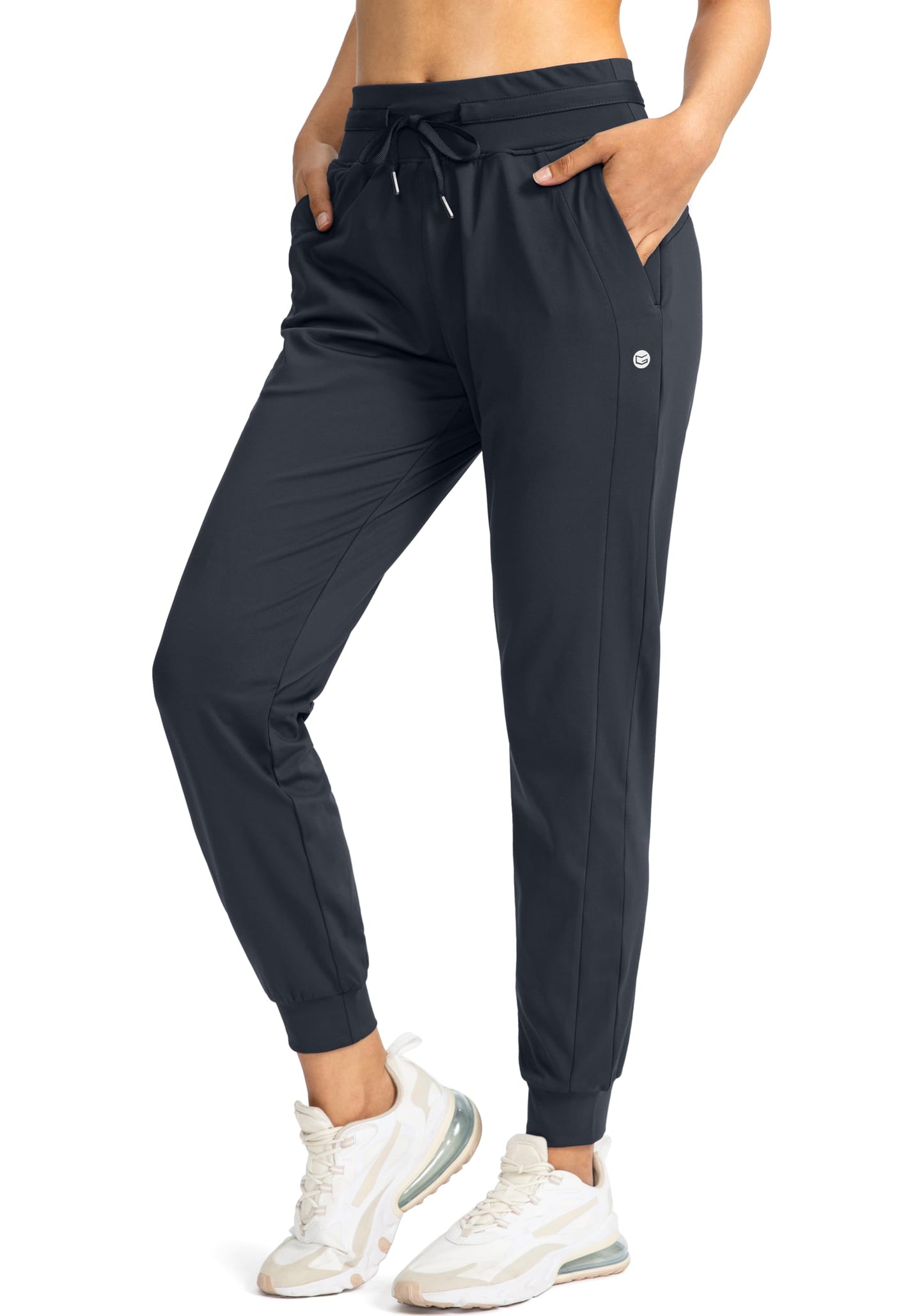 G Gradual Women's Joggers Pants with Zipper Pockets High Waisted Athletic Tapered Sweatpants for Women Workout Lounge
