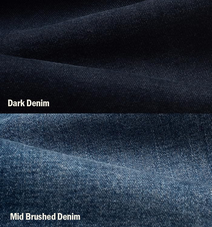 Bridge Men's Regular Rise Straight Leg Jeans, 34x34