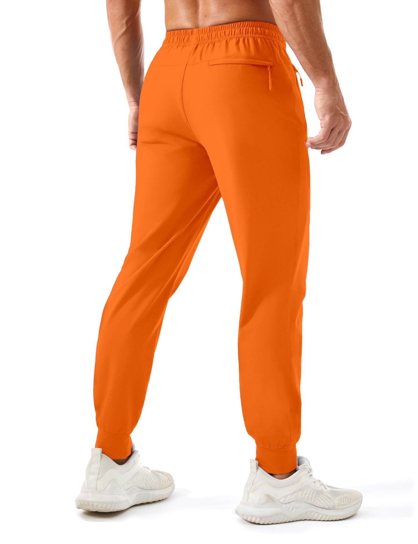 MAGNIVIT Men's Joggers with Zipper Pockets Lightweight Athletic Sweatpants Water Repellent Track Pants for Men Workout