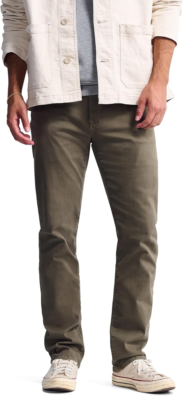 Bridge Men's Regular Rise Straight Leg Jeans