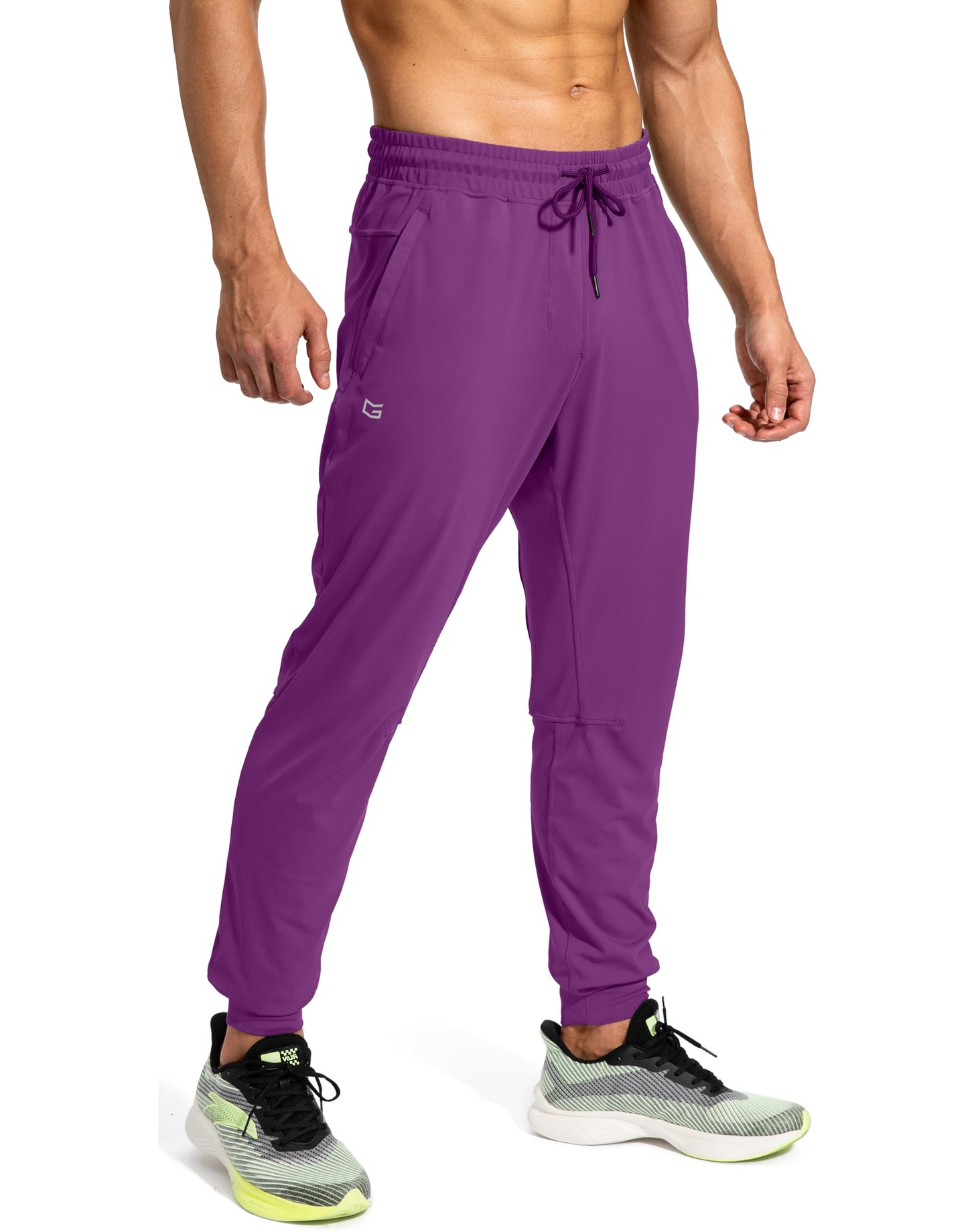 G Gradual Men's Sweatpants with Zipper Pockets Athletic Pants Traning Track Pants Joggers for Men Soccer, Running, Workout