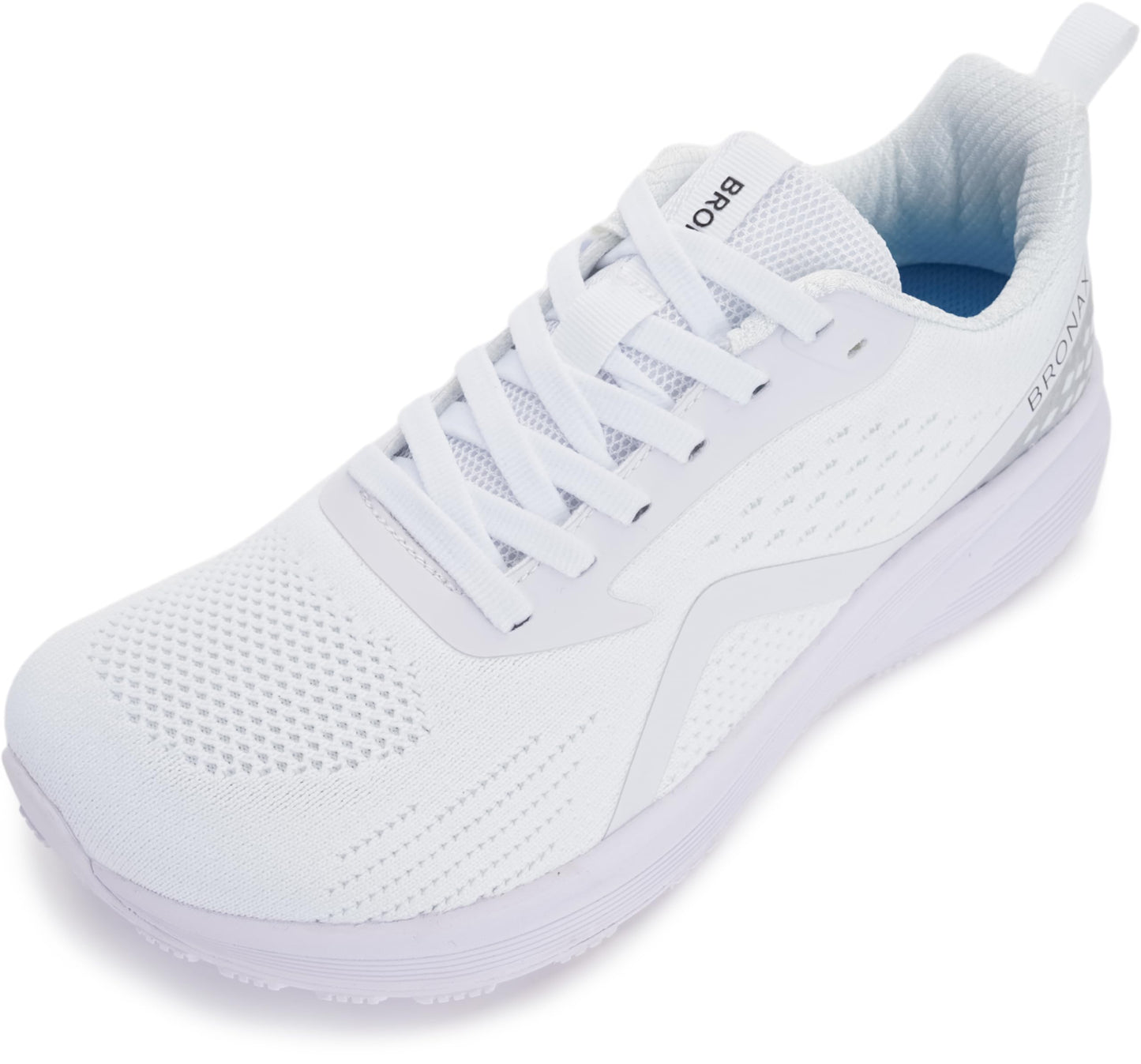 BRONAX Men's Wide Cushioned Supportive Road Running Shoes | Wide Toe Box | Rubber Outsole
