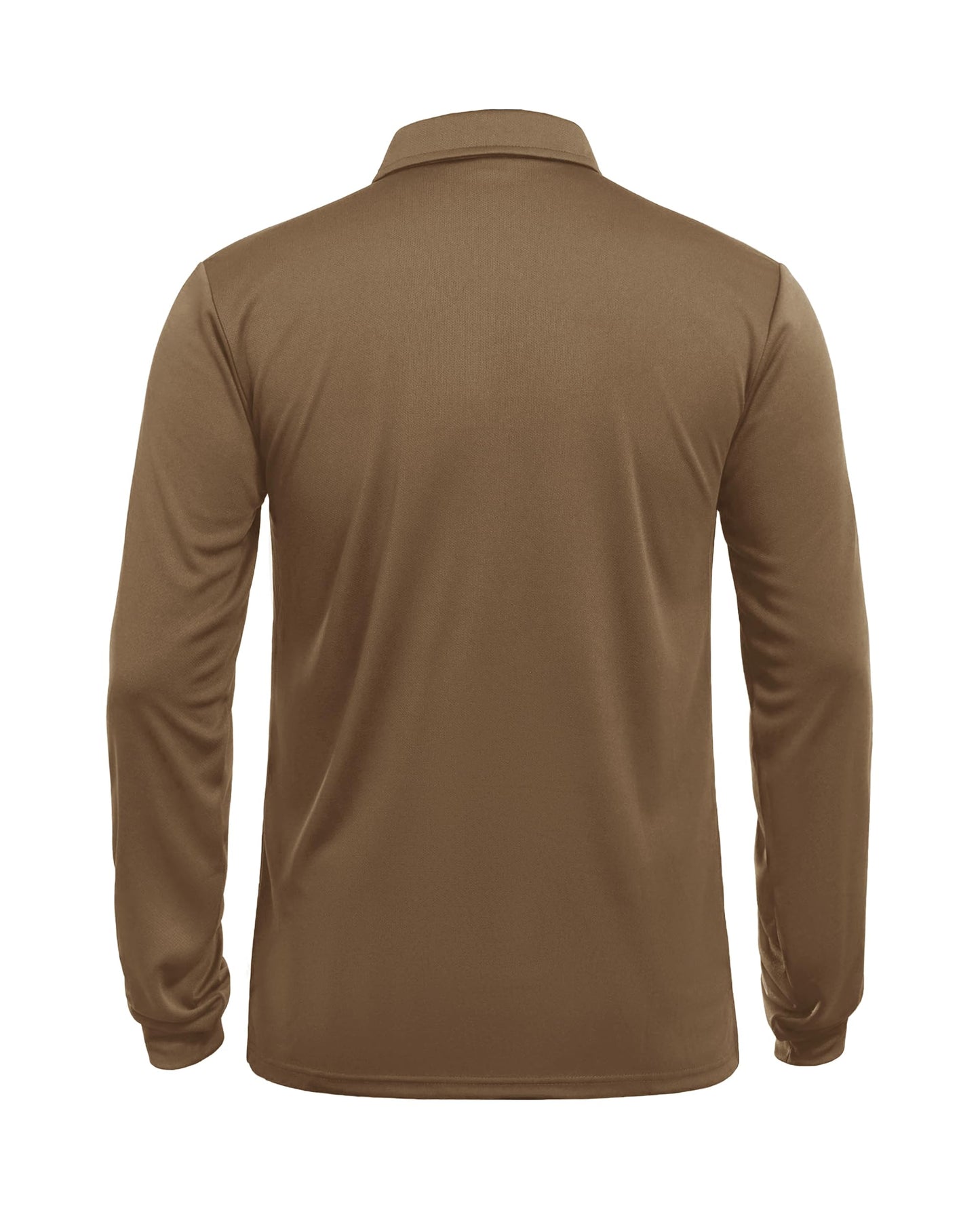 MAGNIVIT Men's Polo Shirts Long Sleeve Quick Dry Performance Shirt Military Tactical Army Combat Polo Shirts