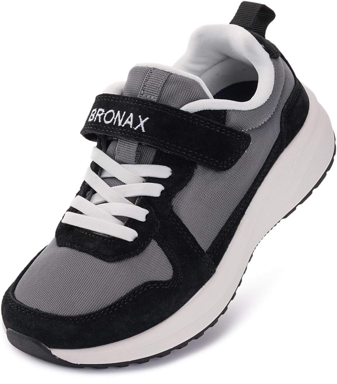 BRONAX Little/Big Kids Wide Toe Box Athletic Sneakers | Casual Tennis Shoes for Boys/Girls