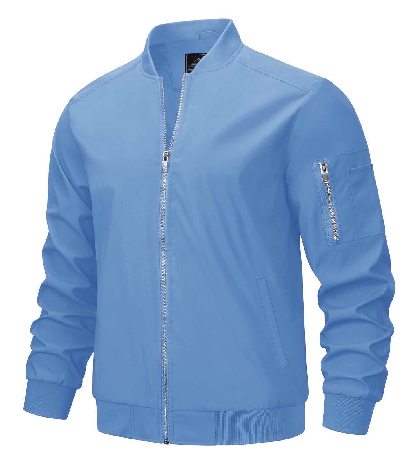 MAGNIVIT Men's Lightweight Bomber Jacket Windbreaker Casual Fall Spring Outdoor Coat