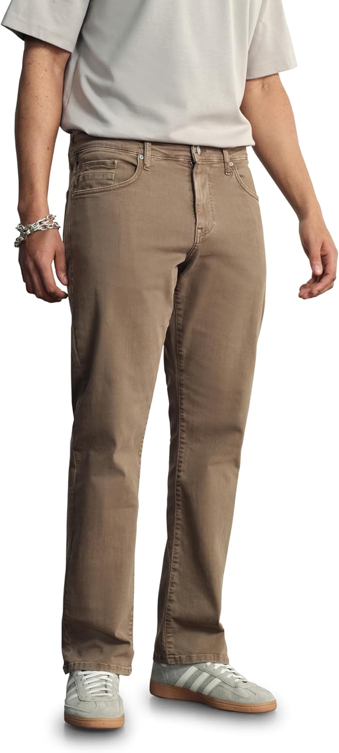 Roam Men's Mid Rise Relaxed Straight Leg Jeans