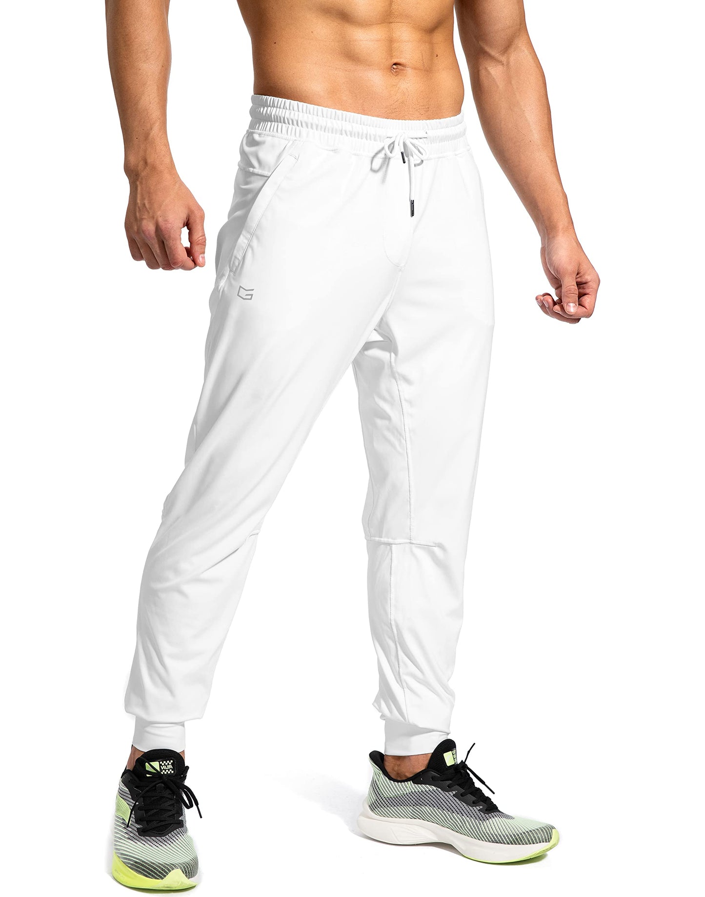 G Gradual Men's Sweatpants with Zipper Pockets Athletic Pants Traning Track Pants Joggers for Men Soccer, Running, Workout
