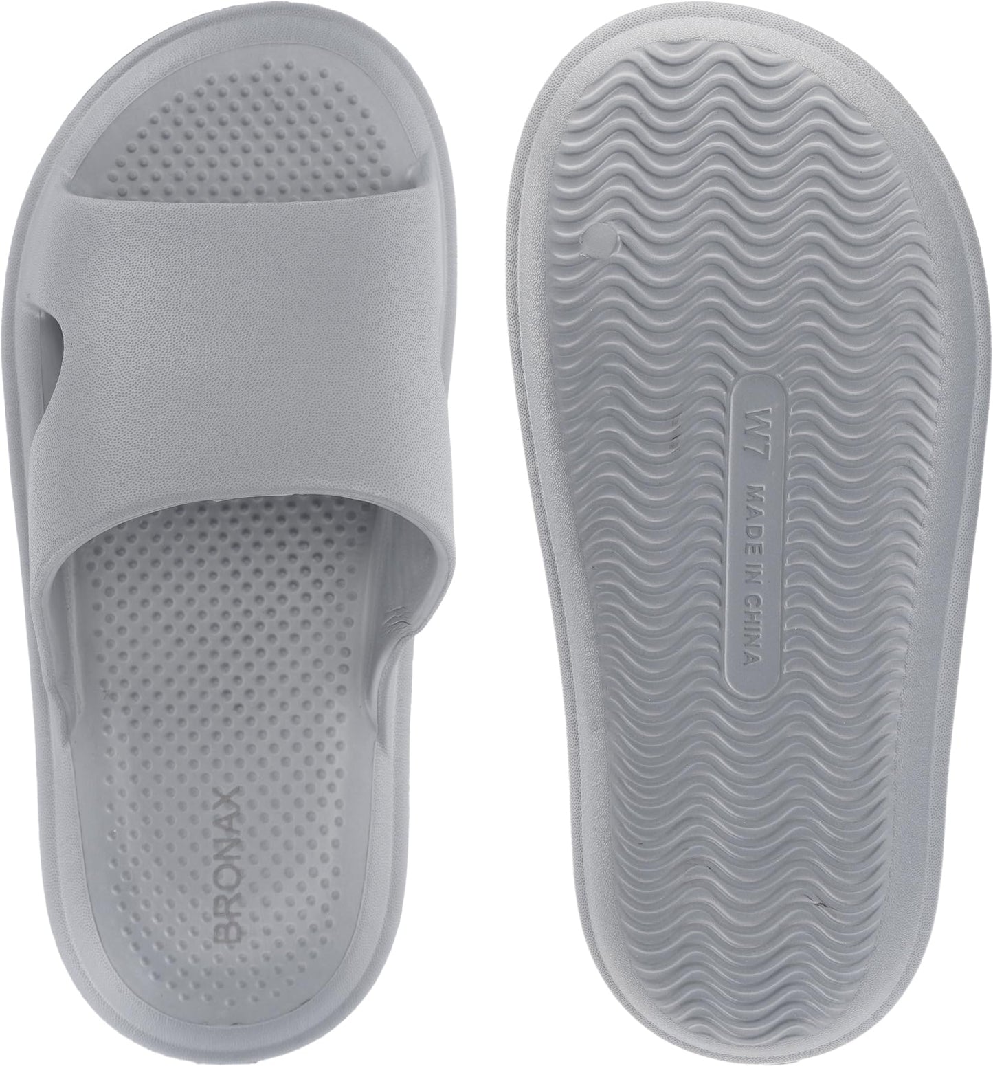 BRONAX House Slippers for Women and Mens | Quick Drying Shower Shoes | Cushioned Sole