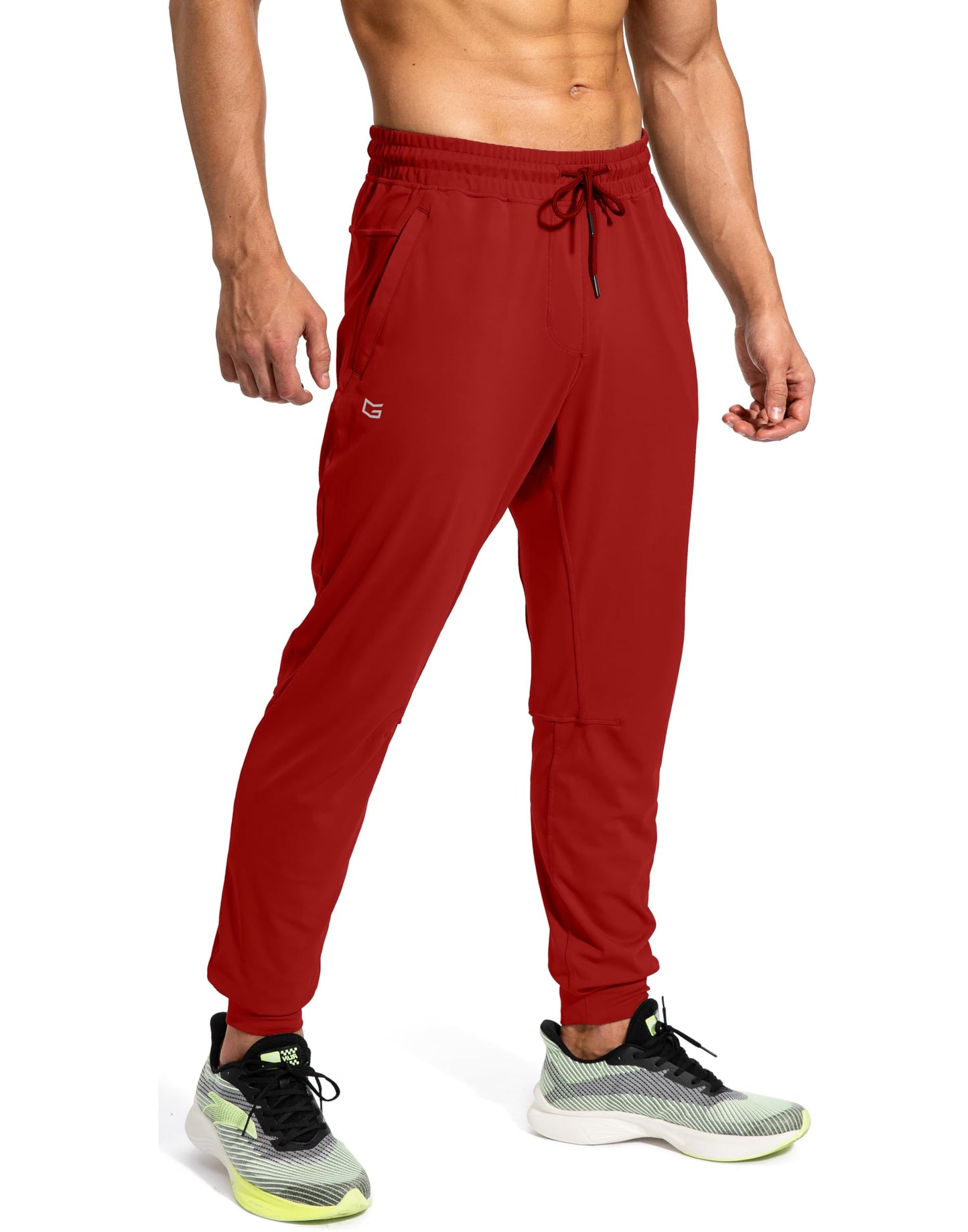 G Gradual Men's Sweatpants with Zipper Pockets Athletic Pants Traning Track Pants Joggers for Men Soccer, Running, Workout