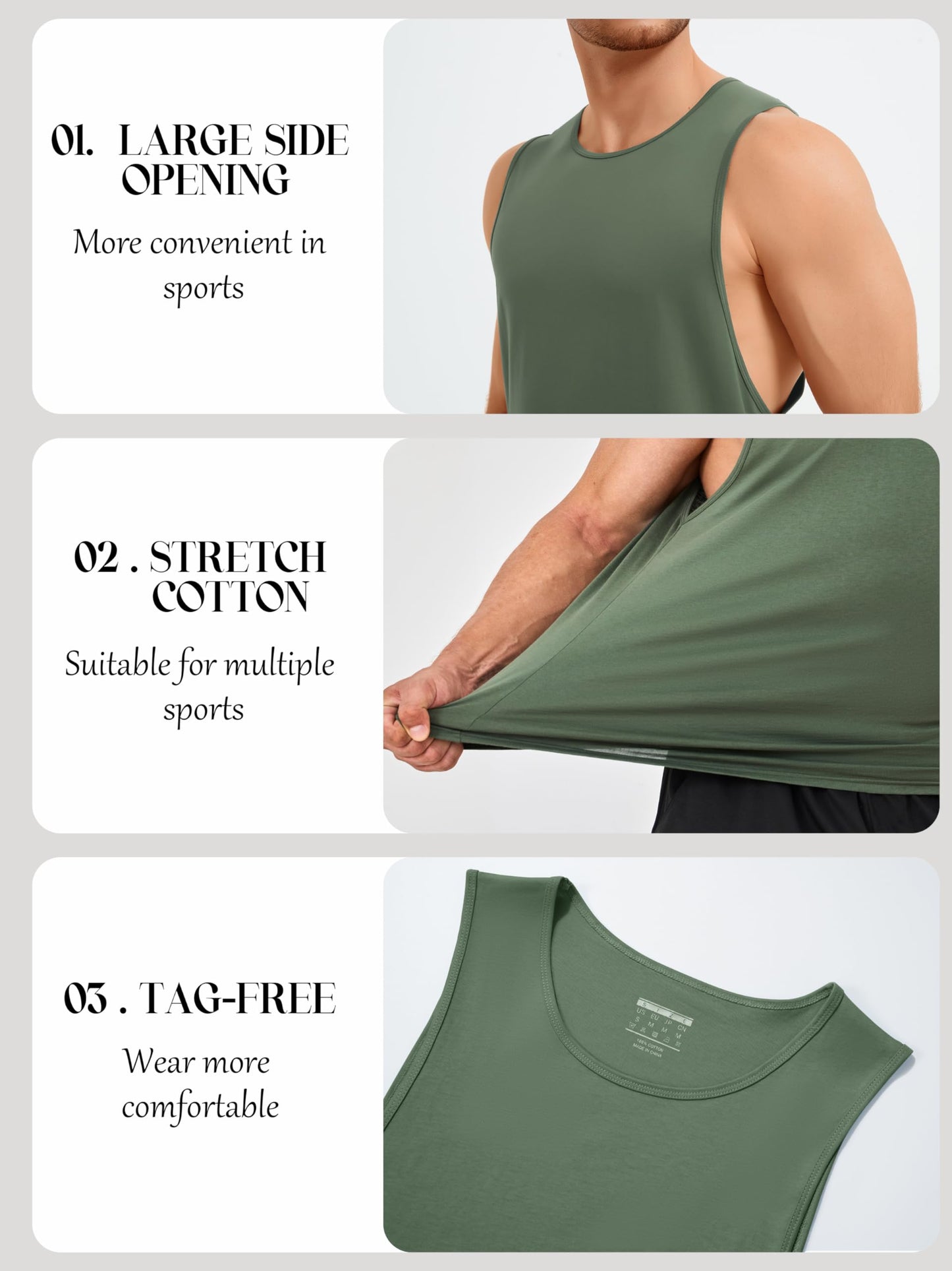 MAGNIVIT Mens Beach Training Tops Hiking Tank Tops Sport Shirt Camping Tops True Lightweight Classic Under Casual Shirt