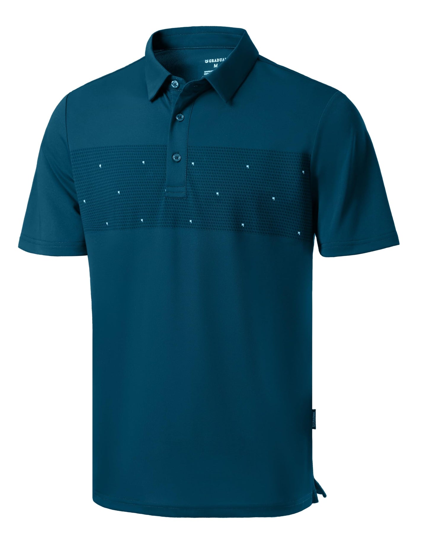 Men's Golf Shirts Dry Fit Moisture Wicking Performance Short Sleeve Collared Polo Shirts for Casual Athletic Business