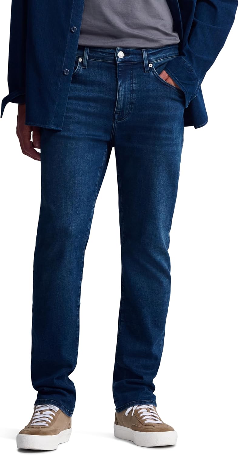 Bridge Men's Regular Rise Straight Leg Jeans