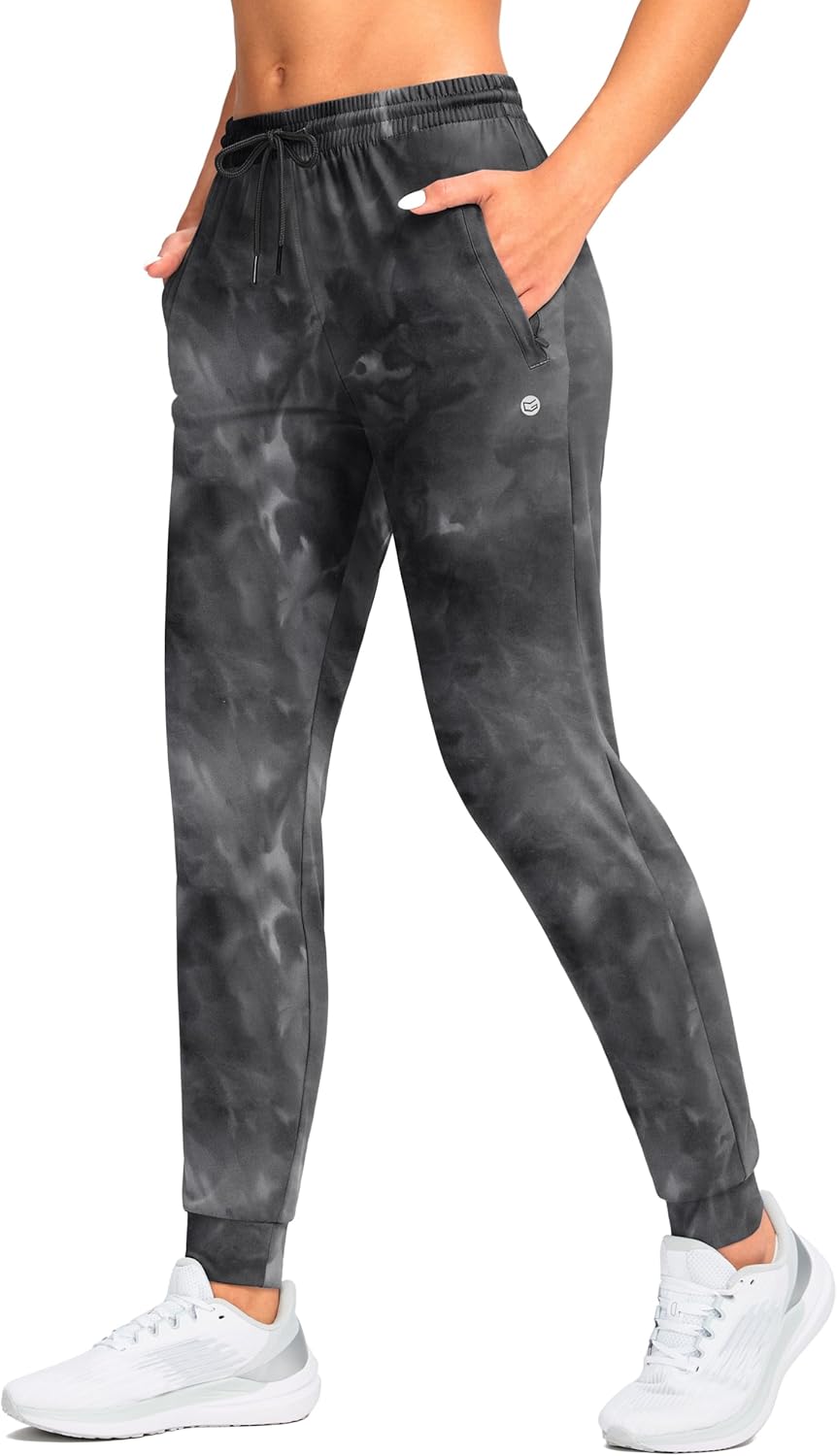 G Gradual Women's Joggers Pants with Zipper Pockets Tapered Running Sweatpants for Women Lounge, Jogging