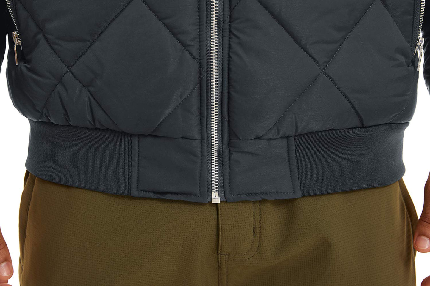 MAGNIVIT Men's Bomber Jacket Winter Fall Quilted Puffer Jacket Warm Padded Coats