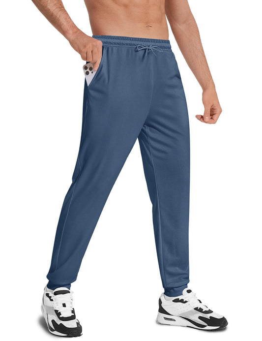 MAGNIVIT Men's Lightweight Joggers Sweatpants with Pockets Breathable Quick Dry Athletic for Running Gym Work Out
