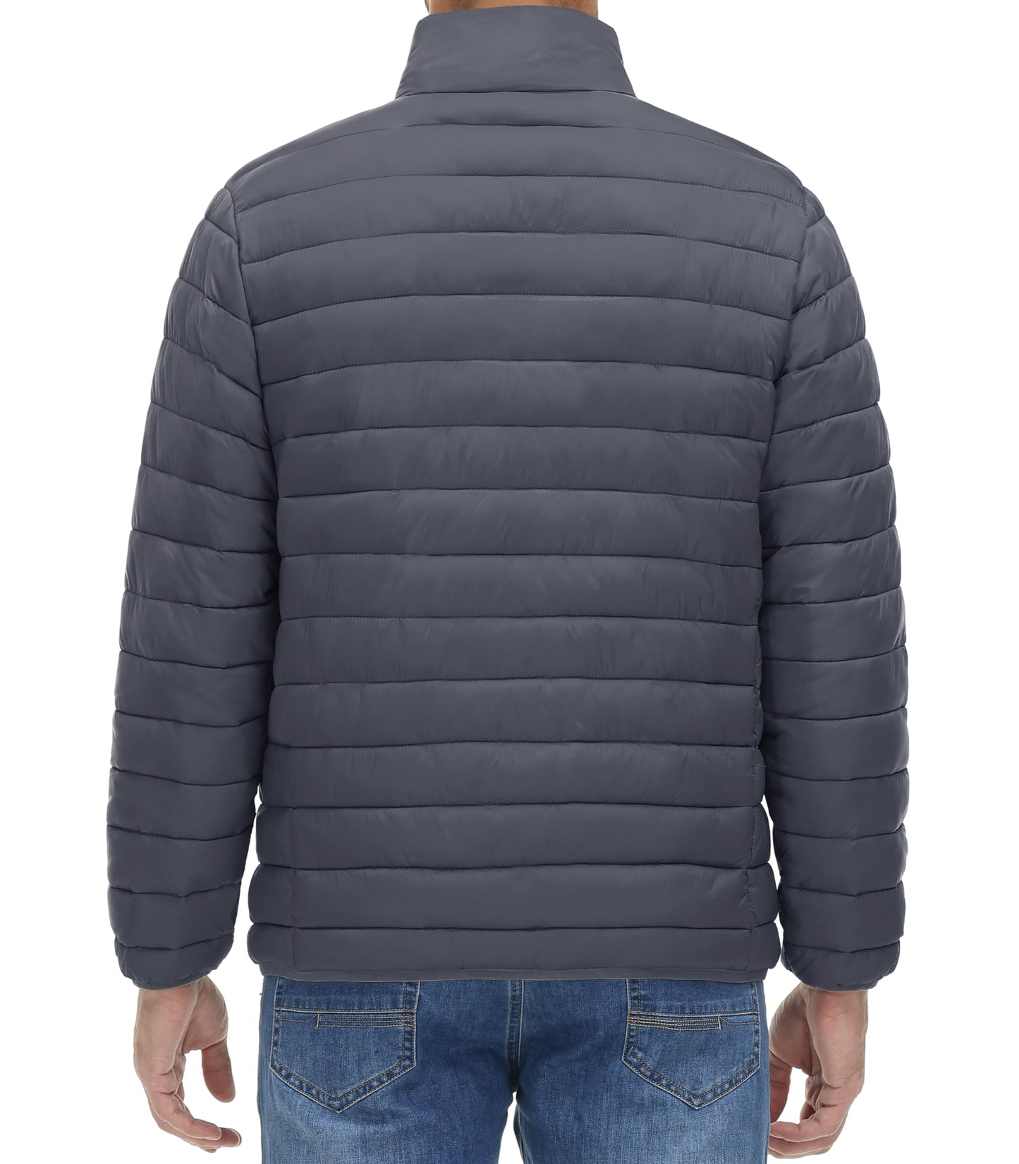 MAGNIVIT Men's Puffer Jackets Lightweight Warm Winter Coat Water-Repellent Windbreaker Insulated Quilted Packable Jacket