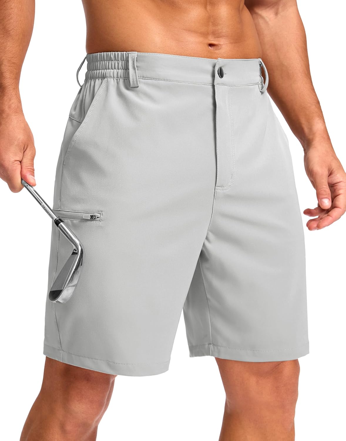 G Gradual Men's Casual Shorts 7"/ 9" Lightweight 4 Pockets Stretch Quick-Dry Summer Shorts for Golf Work Hiking Trips