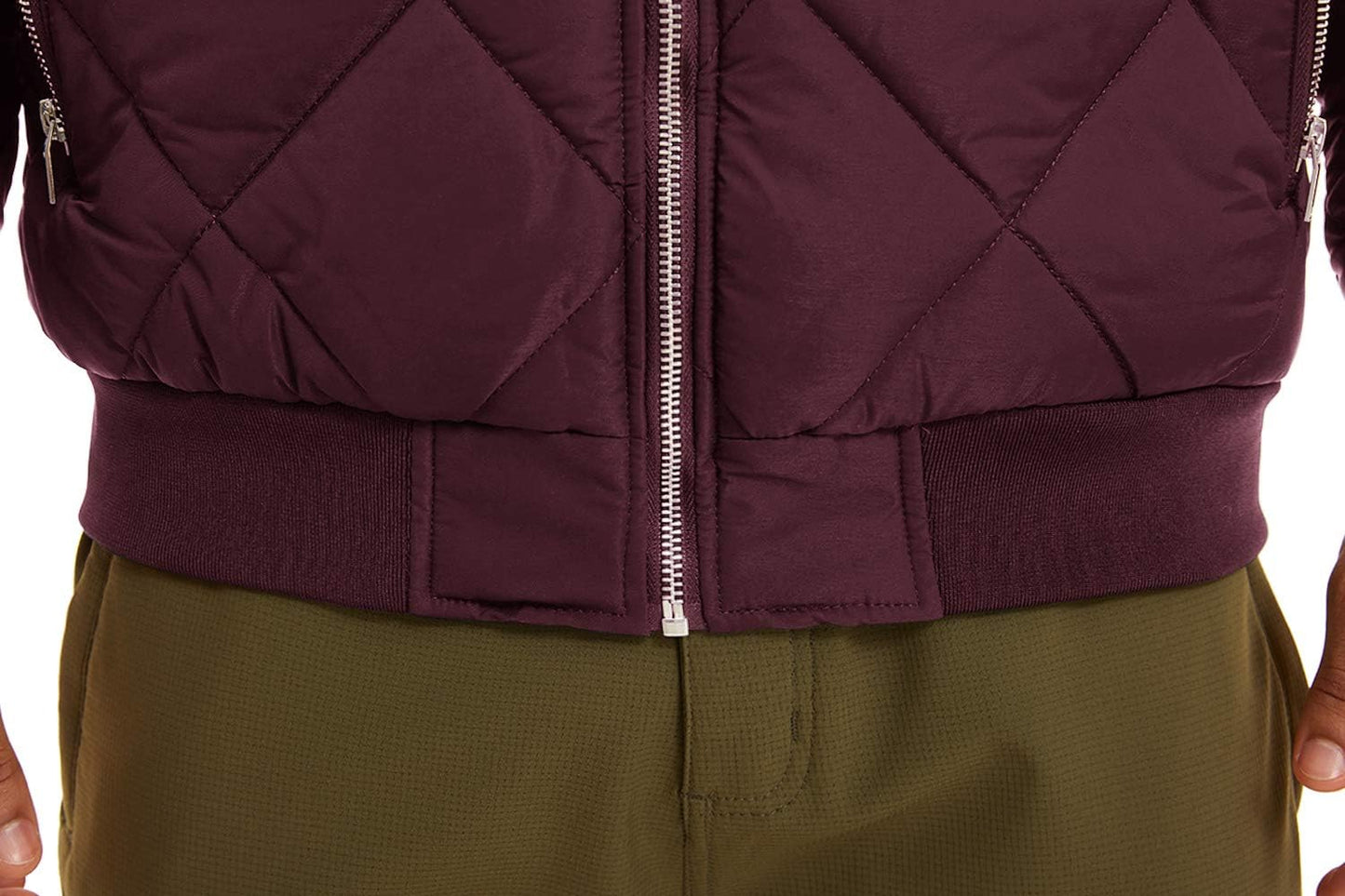 MAGNIVIT Men's Bomber Jacket Winter Fall Quilted Puffer Jacket Warm Padded Coats