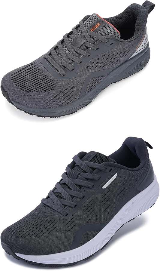 BRONAX Mens Wide Running Shoes Size 13