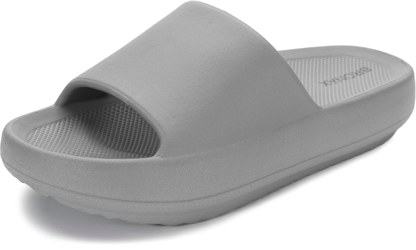 BRONAX Arch Support Slides for Women and Mens | Cushioned Thick Sole Pain Relief Slippers