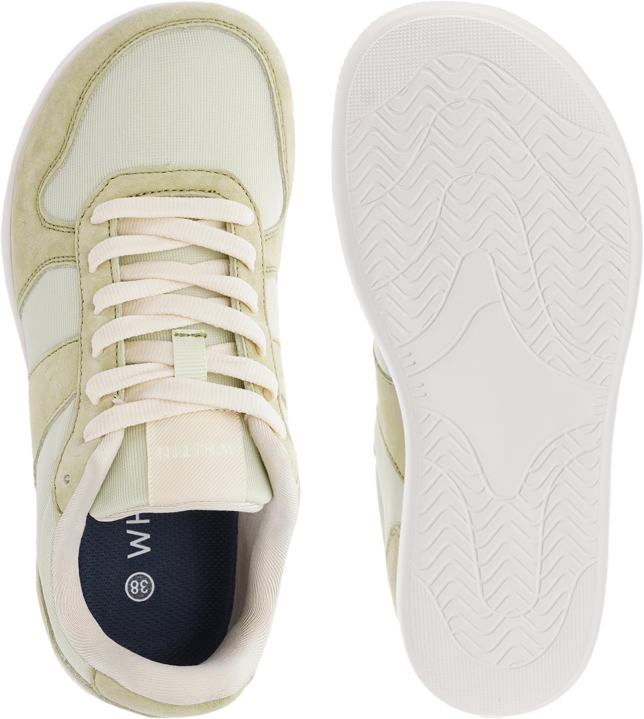 WHITIN Women's Wide Causal Shoes | Ultralight Fashion Sneakers | Zero Drop