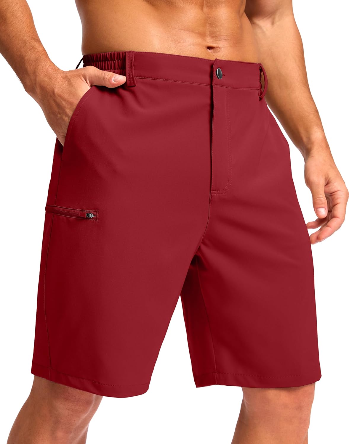 G Gradual Men's Casual Shorts 7"/ 9" Lightweight 4 Pockets Stretch Quick-Dry Summer Shorts for Golf Work Hiking Trips