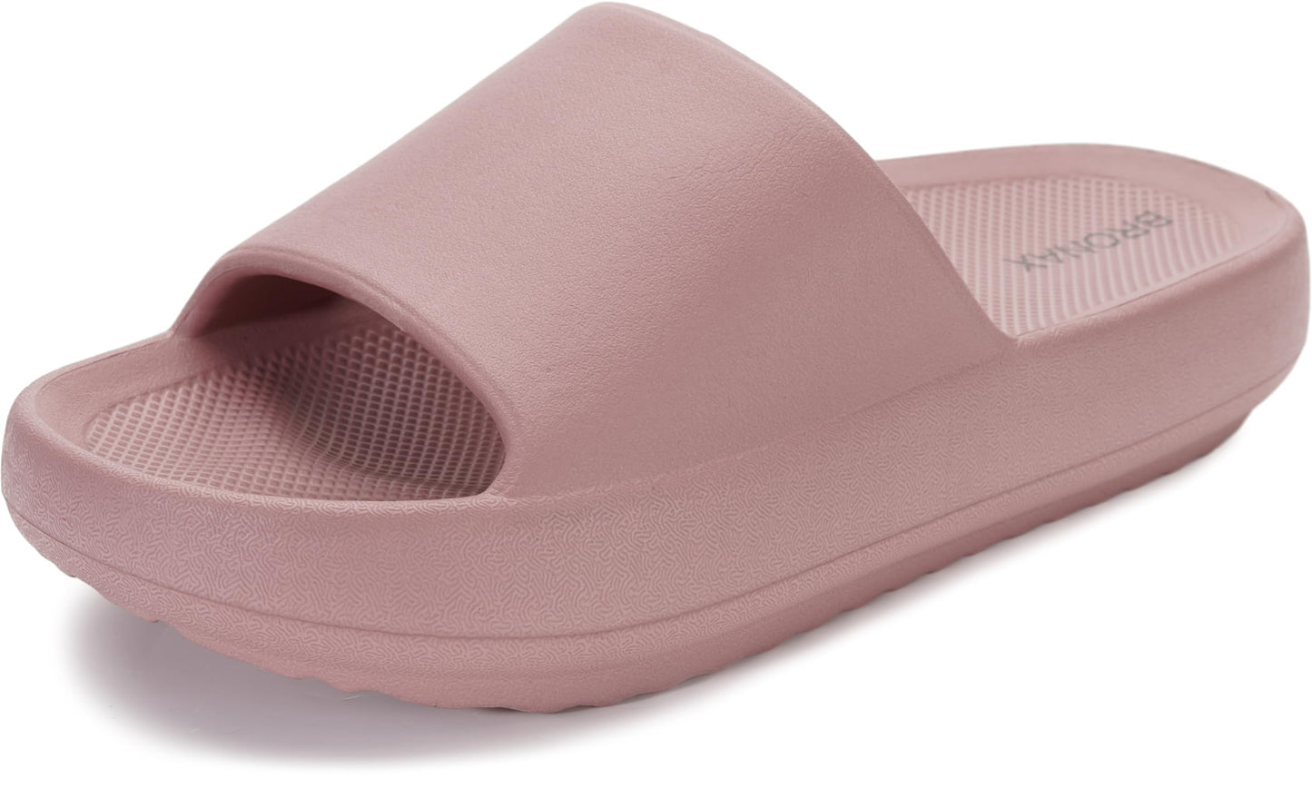 BRONAX Arch Support Slides for Women and Mens | Cushioned Thick Sole Pain Relief Slippers