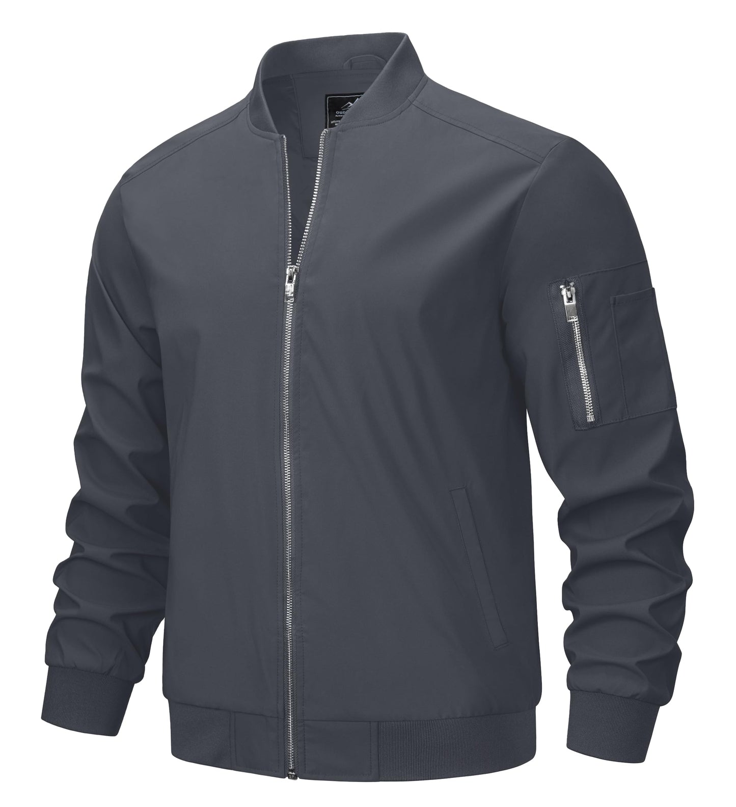 MAGNIVIT Men's Lightweight Bomber Jacket Windbreaker Casual Fall Spring Outdoor Coat