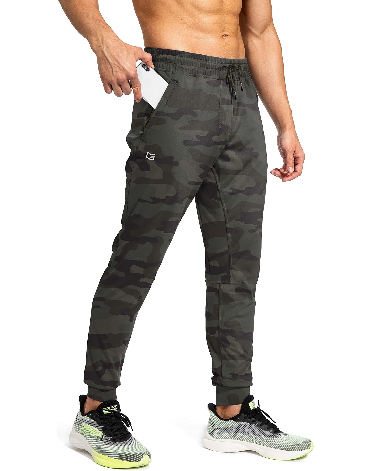 G Gradual Men's Sweatpants with Zipper Pockets Athletic Pants Traning Track Pants Joggers for Men Soccer, Running, Workout