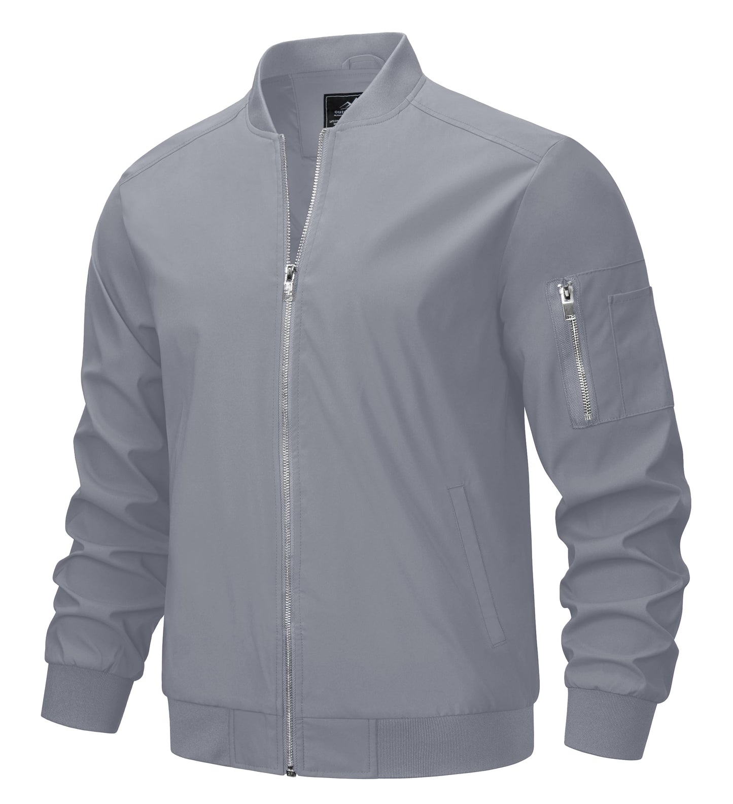 MAGNIVIT Men's Lightweight Bomber Jacket Windbreaker Casual Fall Spring Outdoor Coat