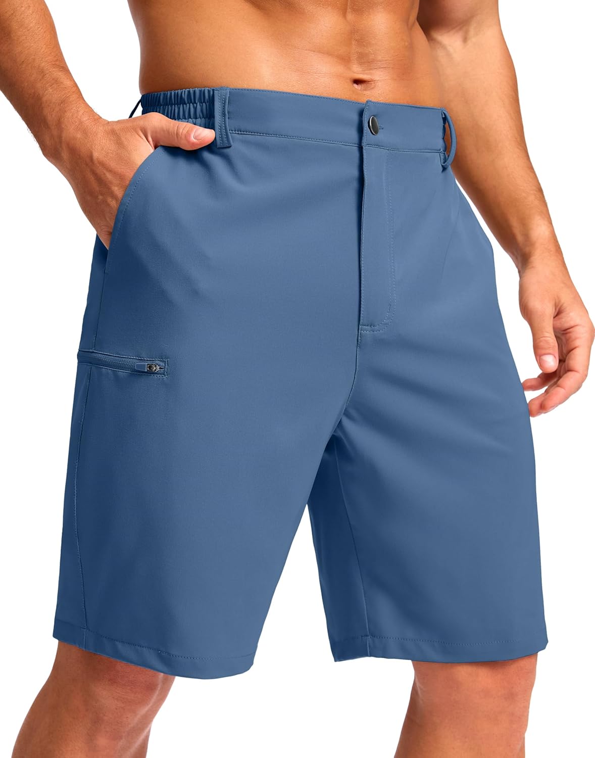 G Gradual Men's Casual Shorts 7"/ 9" Lightweight 4 Pockets Stretch Quick-Dry Summer Shorts for Golf Work Hiking Trips