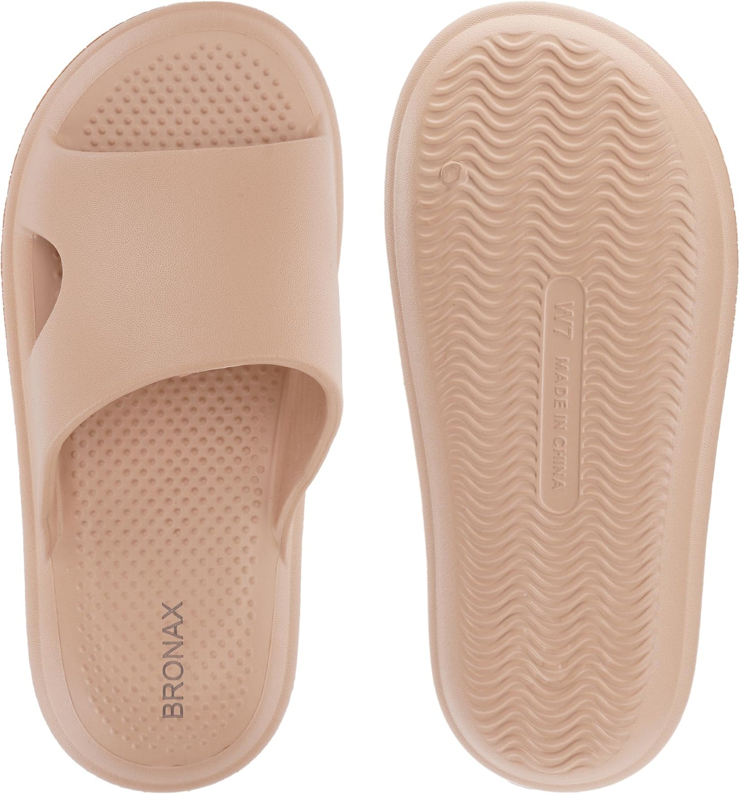 BRONAX House Slippers for Women and Mens | Quick Drying Shower Shoes | Cushioned Sole