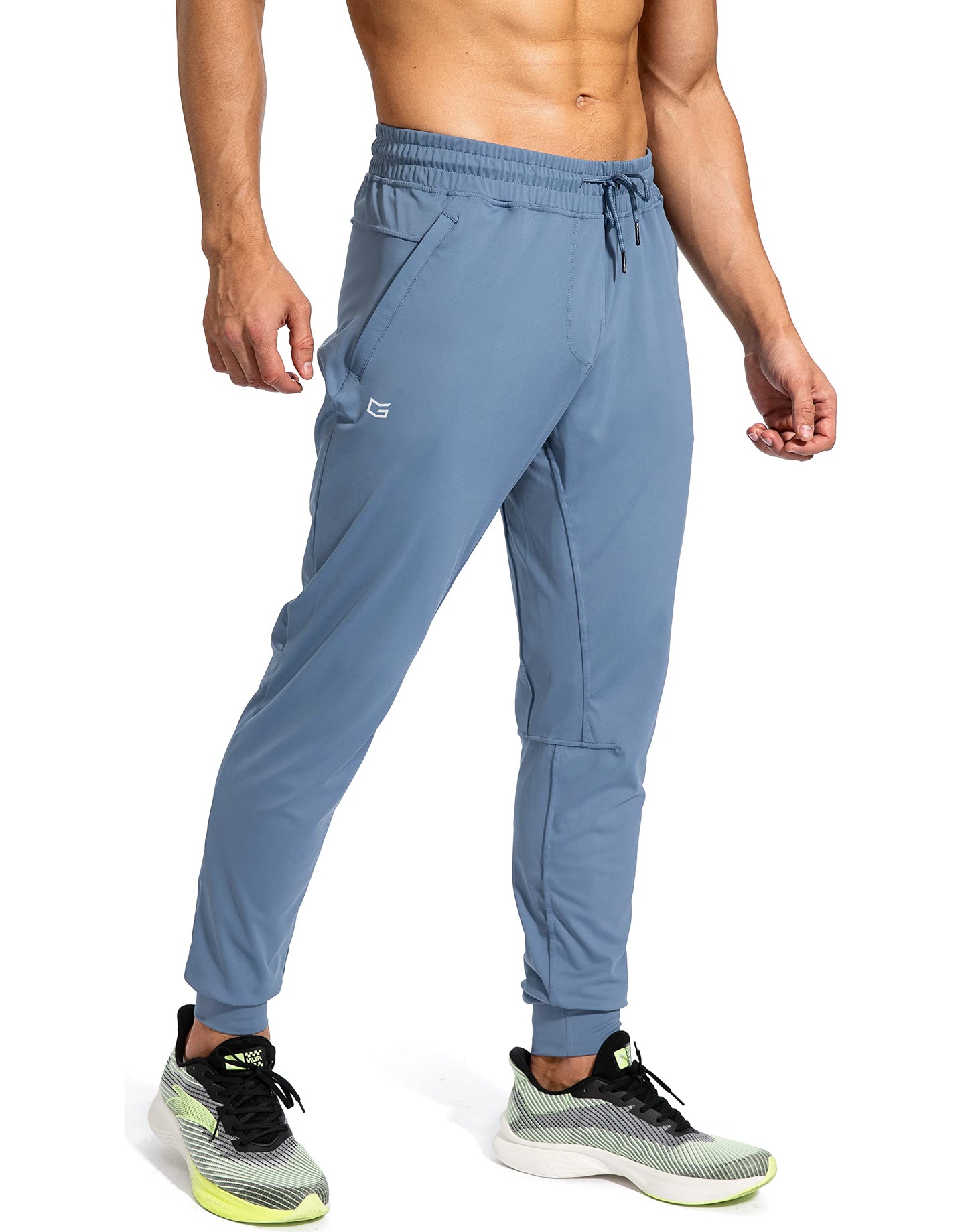 G Gradual Men's Sweatpants with Zipper Pockets Athletic Pants Traning Track Pants Joggers for Men Soccer, Running, Workout