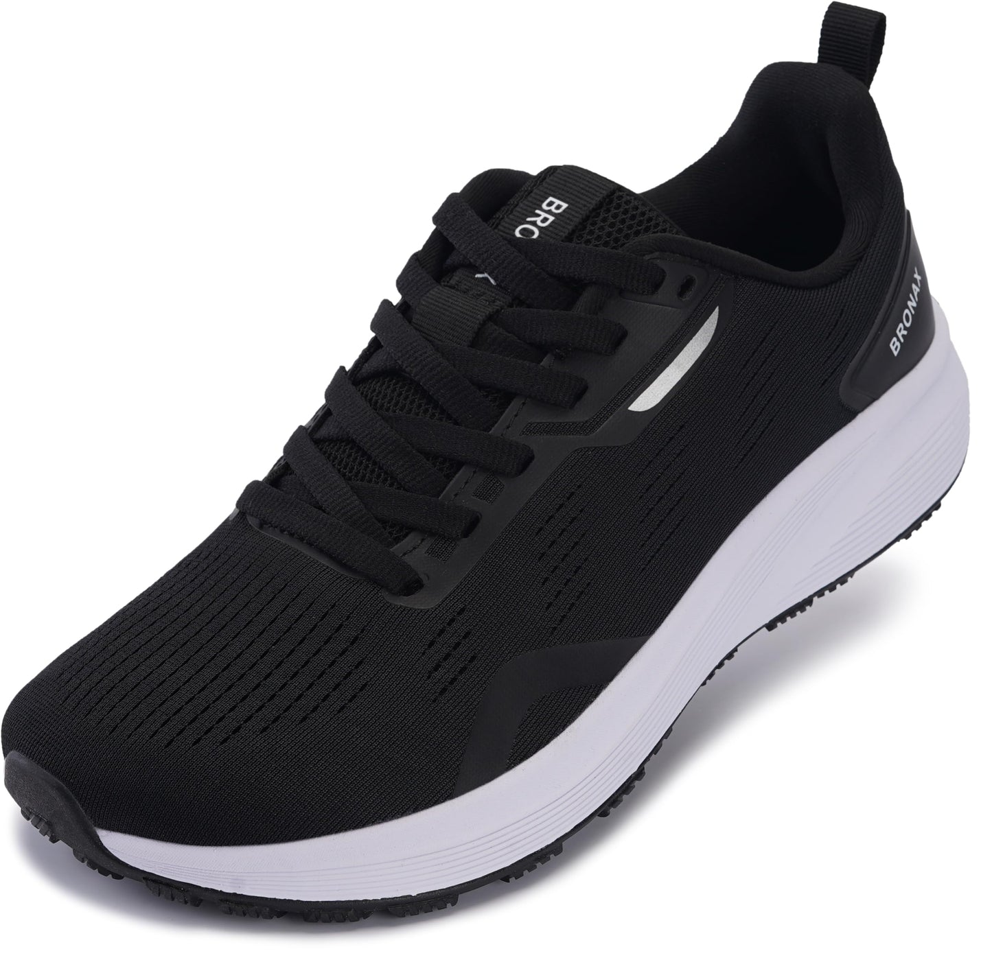 BRONAX Men's Wide Toe Box Running Shoes | Natural Foot Shape Tennis Sneakers