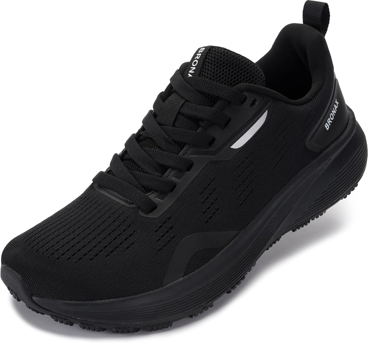 BRONAX Mens Wide Running Shoes Size 11 Black