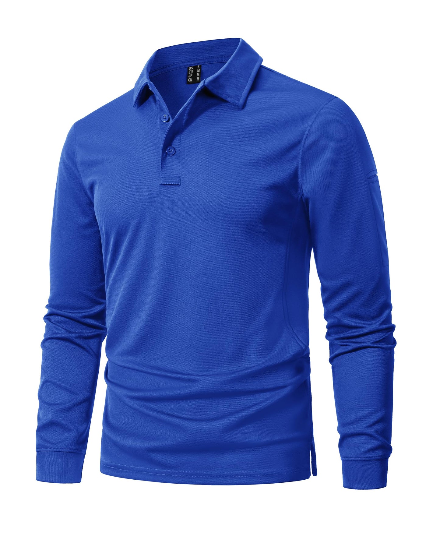 MAGNIVIT Men's Polo Shirts Long Sleeve Quick Dry Performance Shirt Military Tactical Army Combat Polo Shirts