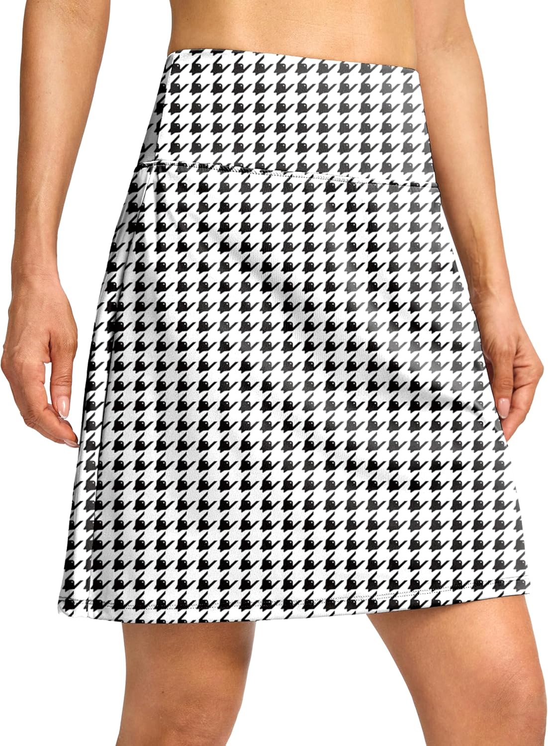 G Gradual 19" Skorts for Woman Knee Length Golf Skirt Long Athletic Tennis Skorts for Women Dressy Casual with Shorts Pockets