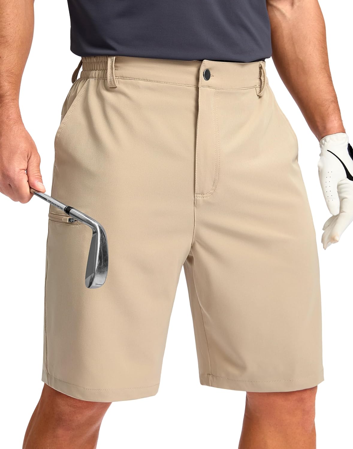 G Gradual Men's Casual Shorts 7"/ 9" Lightweight 4 Pockets Stretch Quick-Dry Summer Shorts for Golf Work Hiking Trips