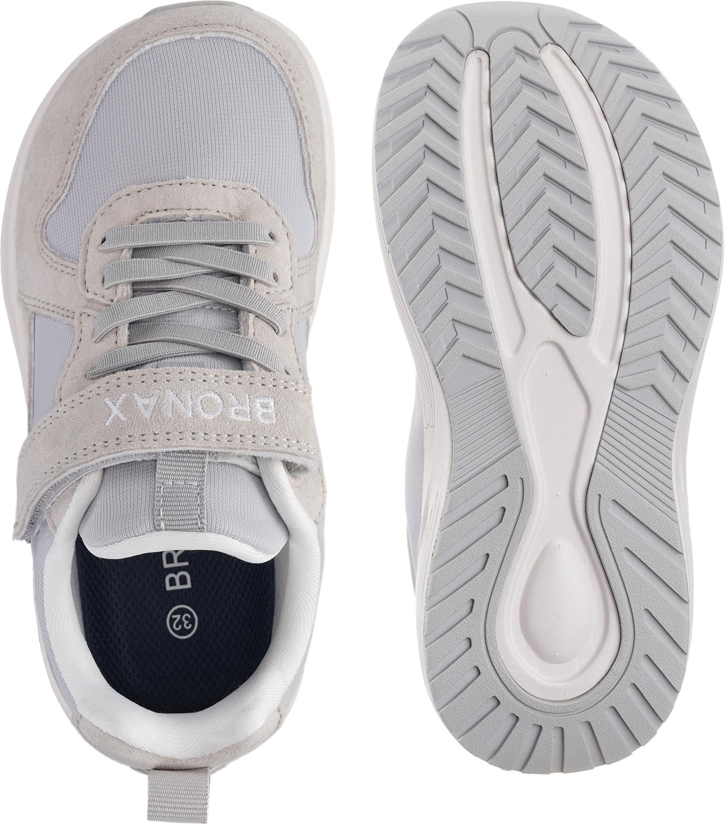 BRONAX Little/Big Kids Wide Toe Box Athletic Sneakers | Casual Tennis Shoes for Boys/Girls